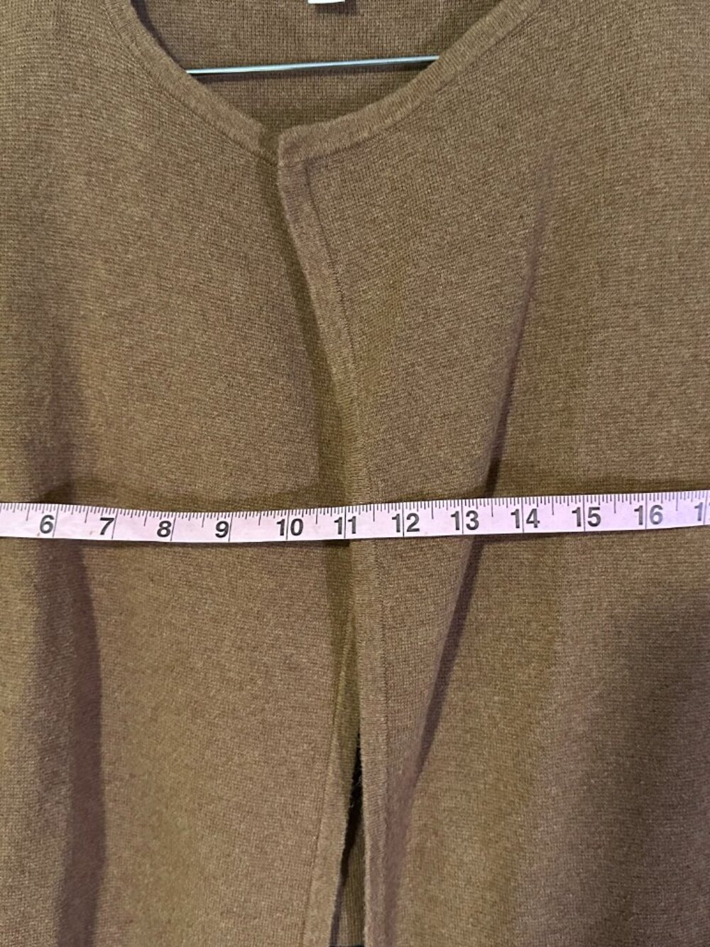 J.Crew Colorblock Open Front Vanessa Cardigan Sweater Red Brown Navy XL - Picture 5 of 5